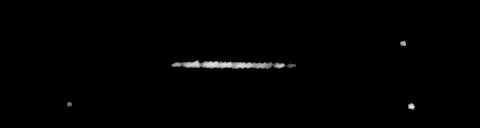 Processed fireball image