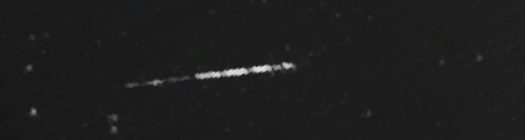 Unprocessed fireball image