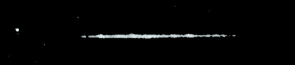 Processed fireball image