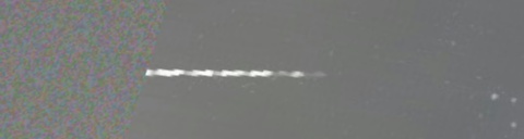 Unprocessed fireball image