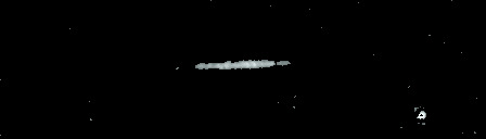 Processed fireball image