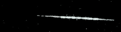 Processed fireball image