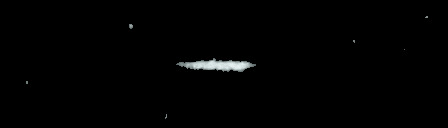 Processed fireball image