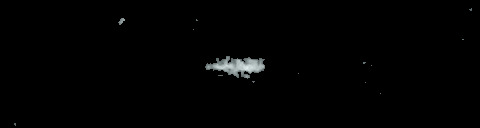 Processed fireball image