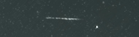 Unprocessed fireball image