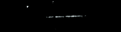 Processed fireball image