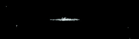 Processed fireball image