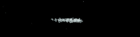 Processed fireball image