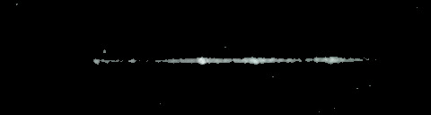 Processed fireball image