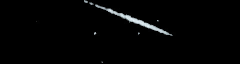 Processed fireball image