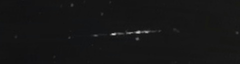 Unprocessed fireball image