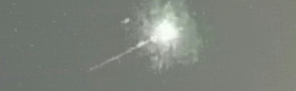 Unprocessed fireball image