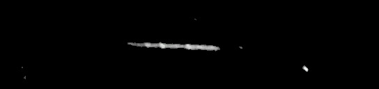 Processed fireball image