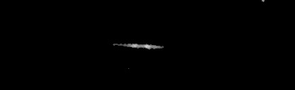 Processed fireball image