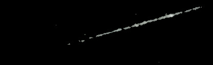 Processed fireball image