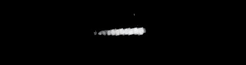 Processed fireball image