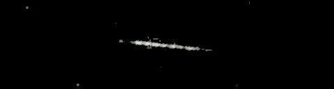 Processed fireball image