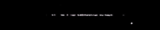 Processed fireball image