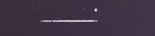 Unprocessed fireball image