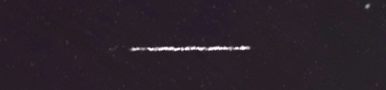 Unprocessed fireball image