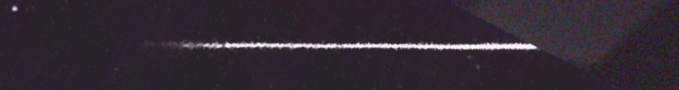 Unprocessed fireball image