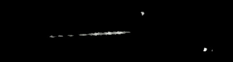 Processed fireball image