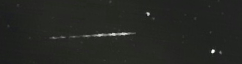 Unprocessed fireball image