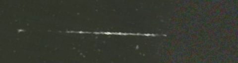 Unprocessed fireball image