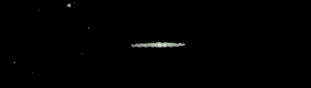 Processed fireball image