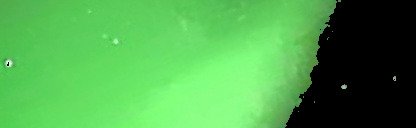 Processed fireball image