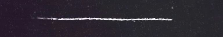 Unprocessed fireball image