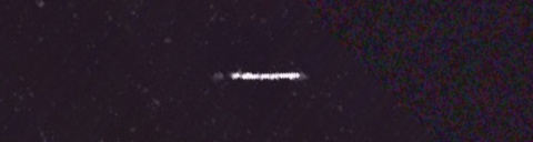 Unprocessed fireball image