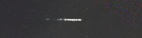 Unprocessed fireball image