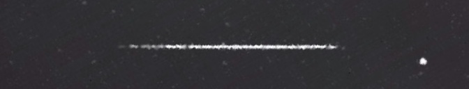 Unprocessed fireball image