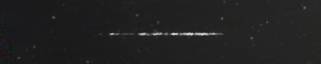 Unprocessed fireball image