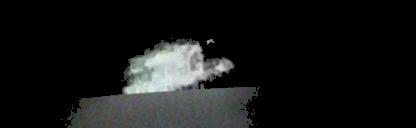 Processed fireball image