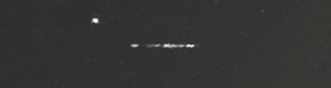 Unprocessed fireball image