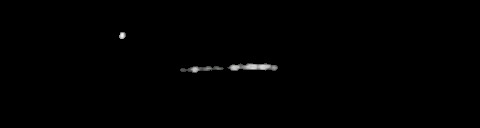 Processed fireball image