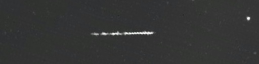 Unprocessed fireball image