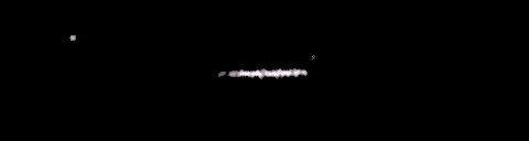 Processed fireball image