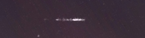 Unprocessed fireball image