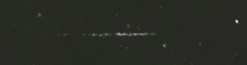 Unprocessed fireball image