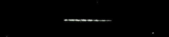 Processed fireball image