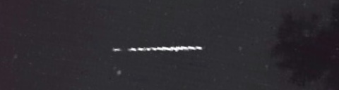 Unprocessed fireball image