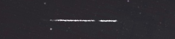 Unprocessed fireball image