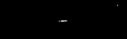 Processed fireball image