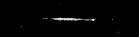 Processed fireball image