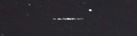 Unprocessed fireball image
