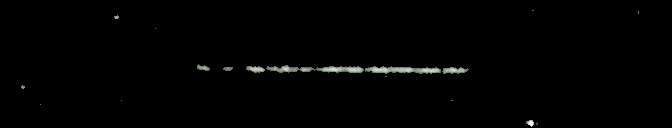 Processed fireball image