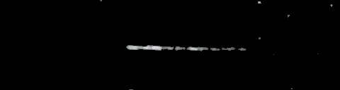 Processed fireball image